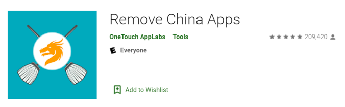 移除中国的app原因